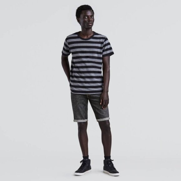 Levi's Other - Levi's 511 Slim Stretch Beach 90s Summer Cut-off Dark Wash Bermuda Shorts 34